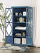 Furniture of America - Zenia Bookcase in Denim Blue - EM-AC094BL - GreatFurnitureDeal