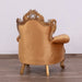 European Furniture - Emperador Luxury Chair in Antique Brown - Antique Silver Blended with Light Gold - 42035-C - GreatFurnitureDeal