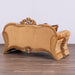 European Furniture - Emperador Luxury Loveseat in Antique Brown - Antique Silver Blended with Light Gold - 42035-L - GreatFurnitureDeal