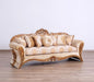 European Furniture - Emperador II Luxury Sofa in Antique Brown - Blended Silver and Gold- 42038-S - GreatFurnitureDeal