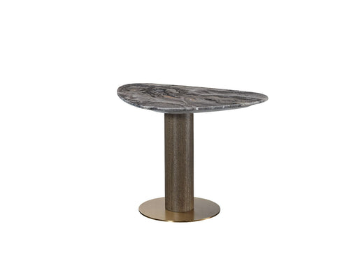 American Eagle Furniture - ET-Y300 Faux Marble & Metal End Table - ET-Y300 - GreatFurnitureDeal