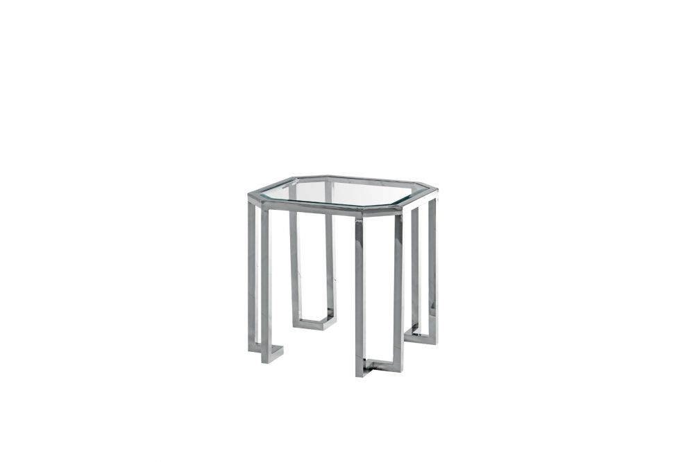 American Eagle Furniture - ET-Z005 Silver End Table - ET-Z005 - GreatFurnitureDeal