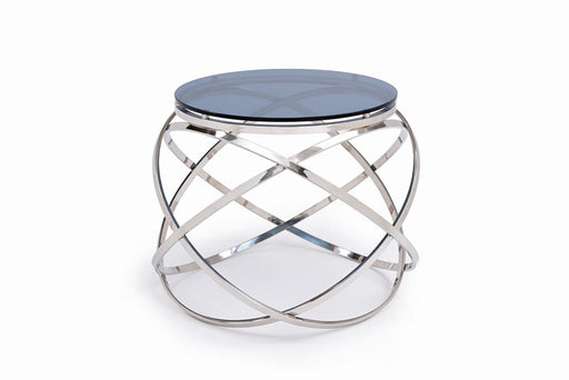 VIG Furniture - Modrest Tulare Contemporary Smoked Glass End Table - VGVCET829 - GreatFurnitureDeal