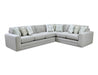 Southern Home Furnishings - Charlotte Sectional in Green/Grey - 7003-31L 15KP 21R Charlotte - GreatFurnitureDeal