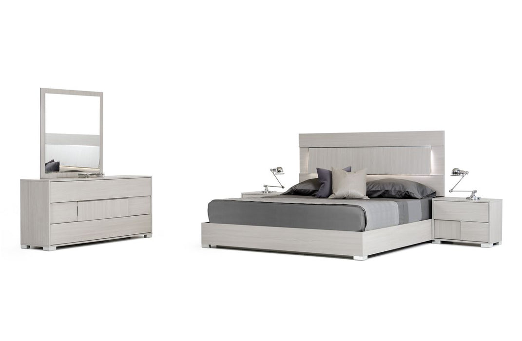 VIG Furniture - Modrest Ethan Italian Modern Grey Queen Bedroom Set - VGACETHAN-SET-GRY-Q - GreatFurnitureDeal