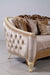 European Furniture - Angelica Sofa in Beige & Gold - 45350-S - GreatFurnitureDeal