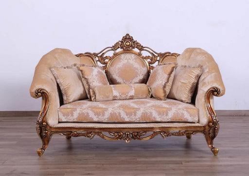 European Furniture - Rosella II Luxury Loveseat in Parisian Bronze - 44698-L - GreatFurnitureDeal