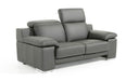 VIG Furniture - Estro Salotti Evergreen Modern Black Italian Leather Sofa Set - VGNTEVERGREEN-BLK - GreatFurnitureDeal