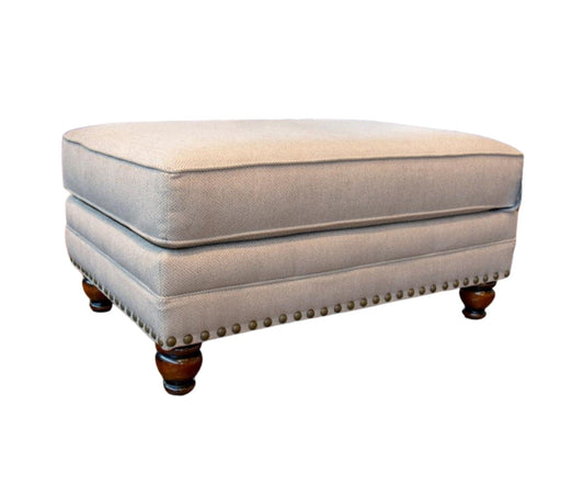 Southern Home Furnishings - Cary's Doe Ottoman in Beige - 2823 Cary's Doe Ottoman - GreatFurnitureDeal