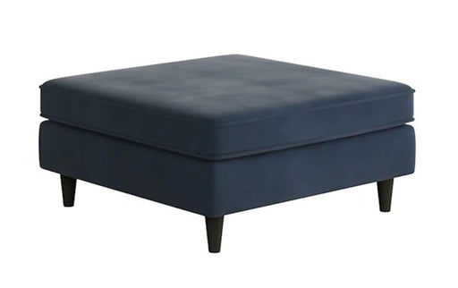 Southern Home Furnishings - Bella Square Cocktail Ottoman in Blue - 170-C Bella Midnight-MTO - GreatFurnitureDeal