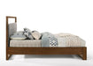 VIG Furniture - Nova Domus Falcor Modern Grey Fabric & Walnut Veneer Queen Bed - VGMABR-107-BED-Q - GreatFurnitureDeal