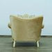 European Furniture - Fantasia Chair in Antique Beige - Dark Gold Leaf - 40015-C - GreatFurnitureDeal