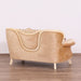 European Furniture - Fantasia Luxury Loveseat in Antique Beige with Dark Gold Leaf - 40017-L - GreatFurnitureDeal
