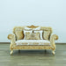 European Furniture - Fantasia Loveseat in Antique Beige- Dark Gold - 40015-L - GreatFurnitureDeal