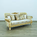 European Furniture - Fantasia Sofa in Antique Beige - Dark Gold Leaf - 40015-S - GreatFurnitureDeal