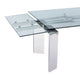 VIG Furniture - Modrest Viking Modern Extendable Glass Dining Table - VGYFDT8180S-DT - GreatFurnitureDeal