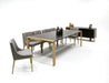 VIG Furniture - Modrest Fauna Modern Wenge and Brass Dining Table - VGBB-BN-2T-WB-DT - GreatFurnitureDeal