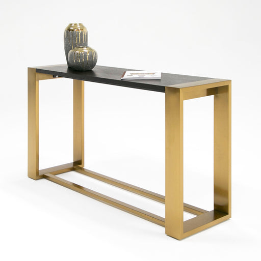 VIG Furniture - Modrest Fauna Modern Wenge and Brass Console Table - VGBB-BN-2X-WB-BRN-CT - GreatFurnitureDeal
