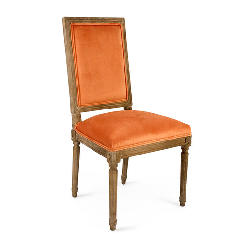 Zentique - Clementine Velvet Louis Side Chair - FC010-4 E272 11505 - GreatFurnitureDeal