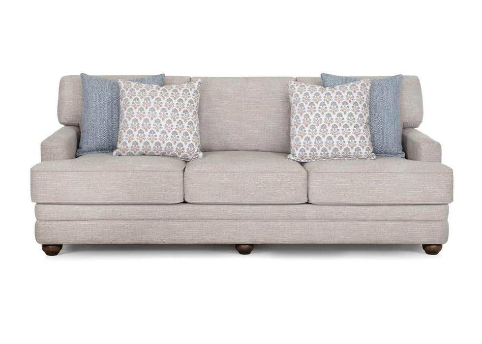 Franklin Furniture - 968 Imari Sofa and Loveseat Set in Boka Stone - 96840-STONE-96820-STONE - GreatFurnitureDeal