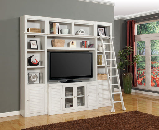 Parker House - Boca 5 Piece Entertainment Wall in Cottage White - BOC-5PC-ENT-SM-WALL - GreatFurnitureDeal
