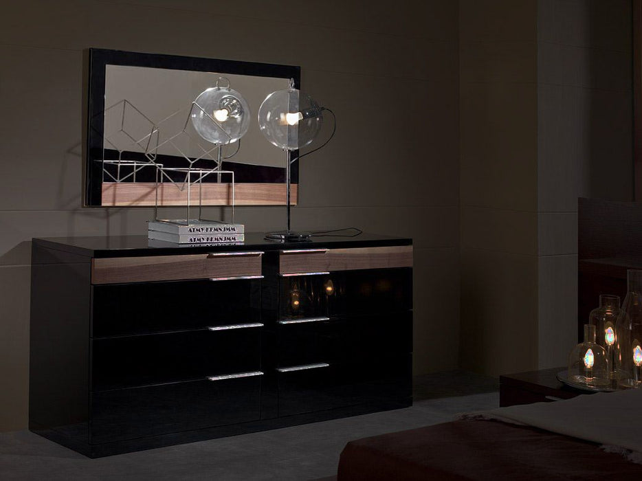 VIG Furniture - Alaska Black Mirror - VGWCALASKA-BLK-MI - GreatFurnitureDeal