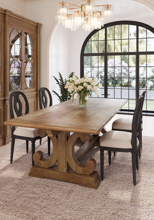 Bramble - Fiona 2 Piece Display Cabinet w/ Glass Shelves and LED Lights - BR-68209 - GreatFurnitureDeal