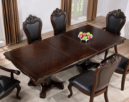 Furniture of America - Manzanita Dining Table in Dark Cherry - FM3261CH-T-TABLE - GreatFurnitureDeal