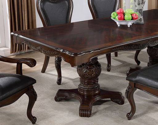 Furniture of America - Manzanita Dining Table in Dark Cherry - FM3261CH-T-TABLE - GreatFurnitureDeal