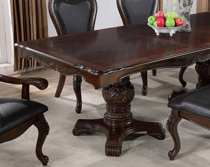 Furniture of America - Manzanita 10 Piece Dining Table Set in Dark Cherry - FM3261CH-T-TABLE-10SET - GreatFurnitureDeal