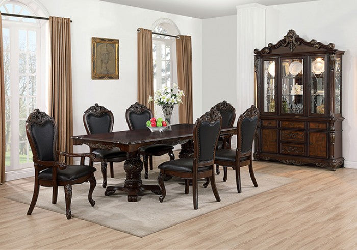 Furniture of America - Manzanita 10 Piece Dining Table Set in Dark Cherry - FM3261CH-T-TABLE-10SET - GreatFurnitureDeal