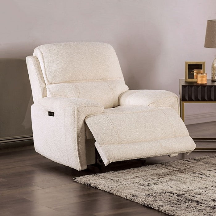 Furniture of America - Morcote 3 Piece Power Living Room Set in Beige - FM62001BG-SF-PM-3SET