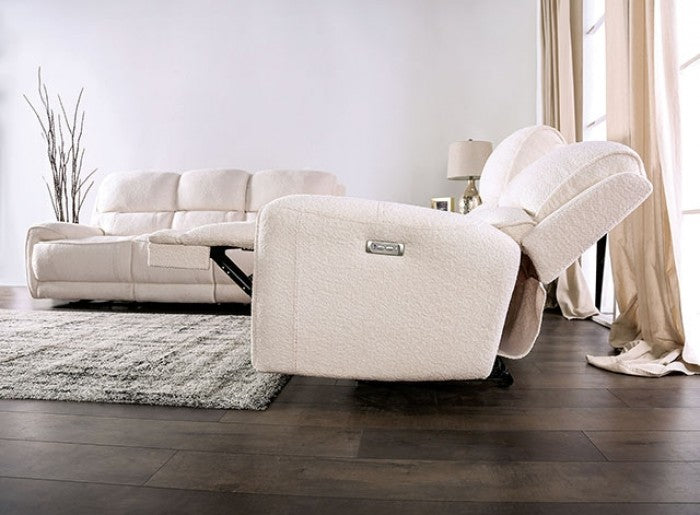 Furniture of America - Morcote Power Sofa in Beige - FM62001BG-SF-PM