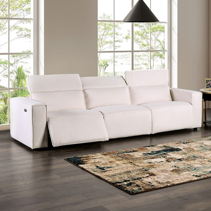 Furniture of America - Treharris Power Sofa in White - FM62002WH-SF-PM