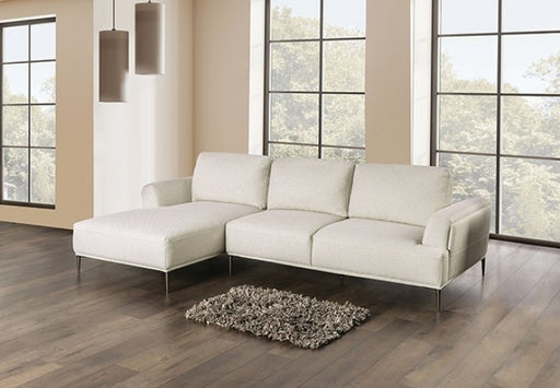 Furniture of America - Gladbach Sectional Left Chaise in Beige - FM63007BG-SECT-L - GreatFurnitureDeal