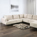 Furniture of America - Gladbach J-Shaped Sectional in Light Brown - FM63007LB-SECT-J - GreatFurnitureDeal