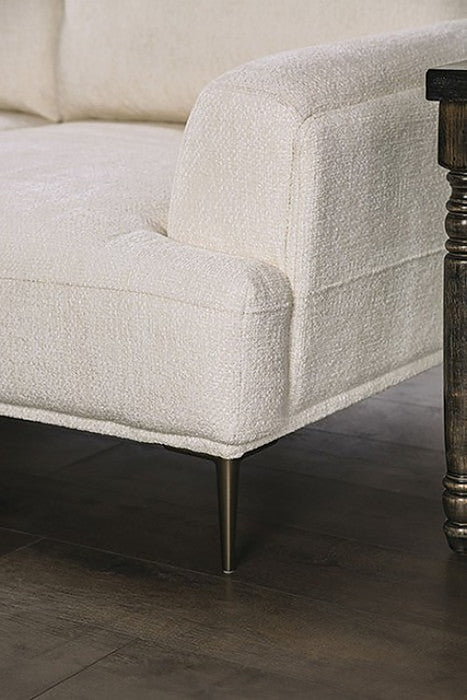 Furniture of America - Gladbach Sofa in Linen White - FM63007WH-SF - GreatFurnitureDeal
