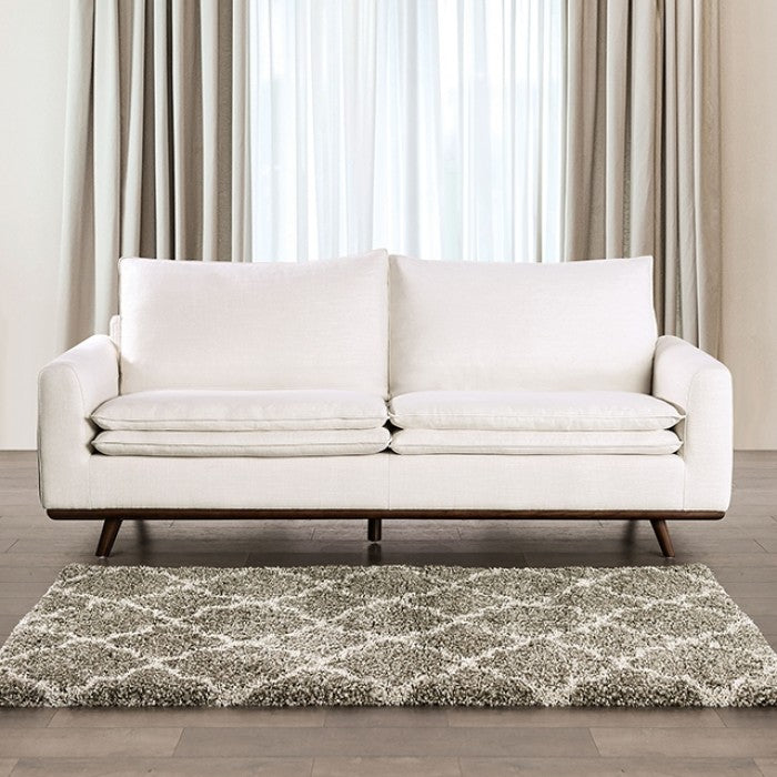 Furniture of America - Monthey Sofa in Beige/Dark Brown - FM63008DB-SF