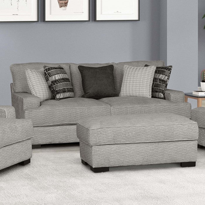 Furniture of America - Ardenfold 4 Piece Living Room Set in Gray - FM64201GY-SF-4SET