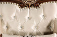 Furniture of America - Yucatan Sofa in Dark Cherry/Beige - FM65004BG-SF - GreatFurnitureDeal