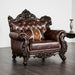 Furniture of America - Palencia 3 Piece Living Room Set in Dark Cherry/Brown - FM65005BR-SF-3SET - GreatFurnitureDeal