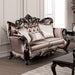 Furniture of America - Albacete Loveseat in Dark Cherry/Brown - FM65006BR-LV - GreatFurnitureDeal