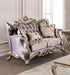 Furniture of America - Albacete Loveseat in Champagne/Purple - FM65006PR-LV - GreatFurnitureDeal