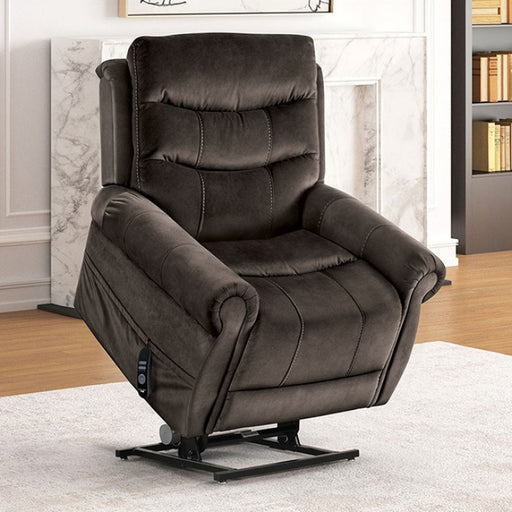 Furniture of America - Dionysia Lift Chair in Dark Gray - FM68001DG-LC - GreatFurnitureDeal