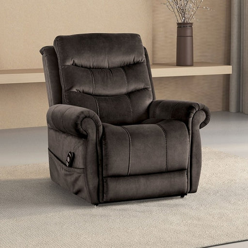 Furniture of America - Dionysia Lift Chair in Dark Gray - FM68001DG-LC - GreatFurnitureDeal