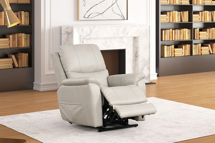 Furniture of America - Ethelreda Lift Chair in Light Gray - FM68002LG-LC - GreatFurnitureDeal