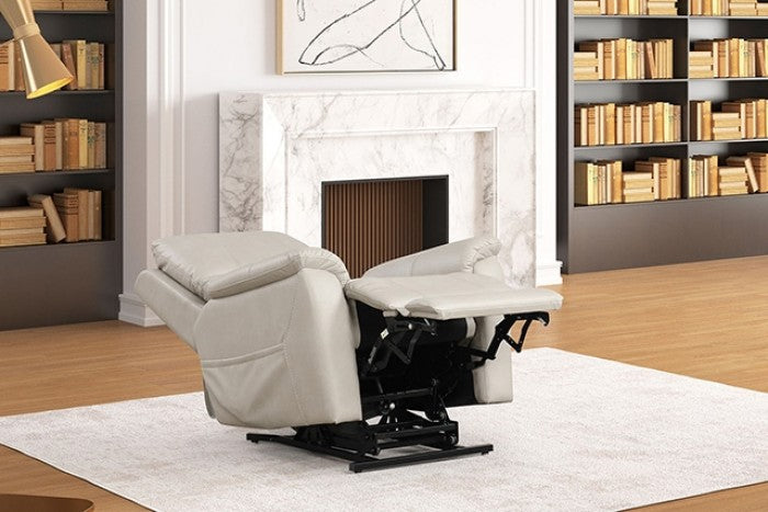 Furniture of America - Ethelreda Lift Chair in Light Gray - FM68002LG-LC - GreatFurnitureDeal