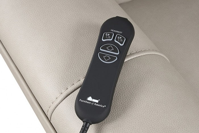 Furniture of America - Ethelreda Lift Chair in Light Gray - FM68002LG-LC - GreatFurnitureDeal