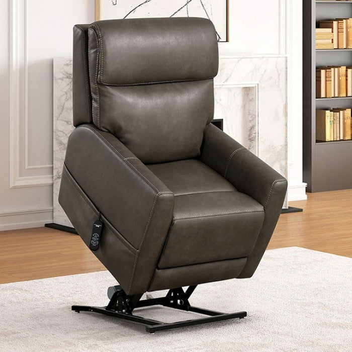 Furniture of America - Barnabas Lift Chair in Gray - FM68003GY-LC - GreatFurnitureDeal