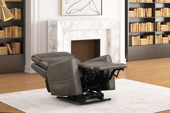 Furniture of America - Barnabas Lift Chair in Gray - FM68003GY-LC - GreatFurnitureDeal